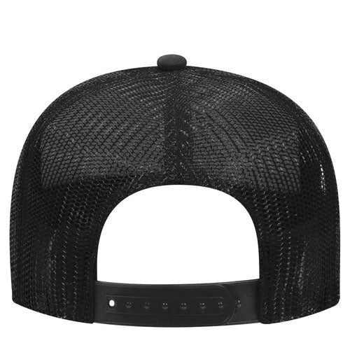 5 Panel Mid Profile Mesh Back Trucker Hat