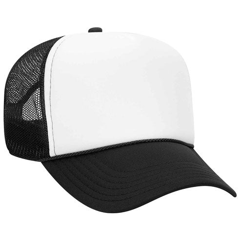 5 Panel Mid Profile Mesh Back Trucker Hat