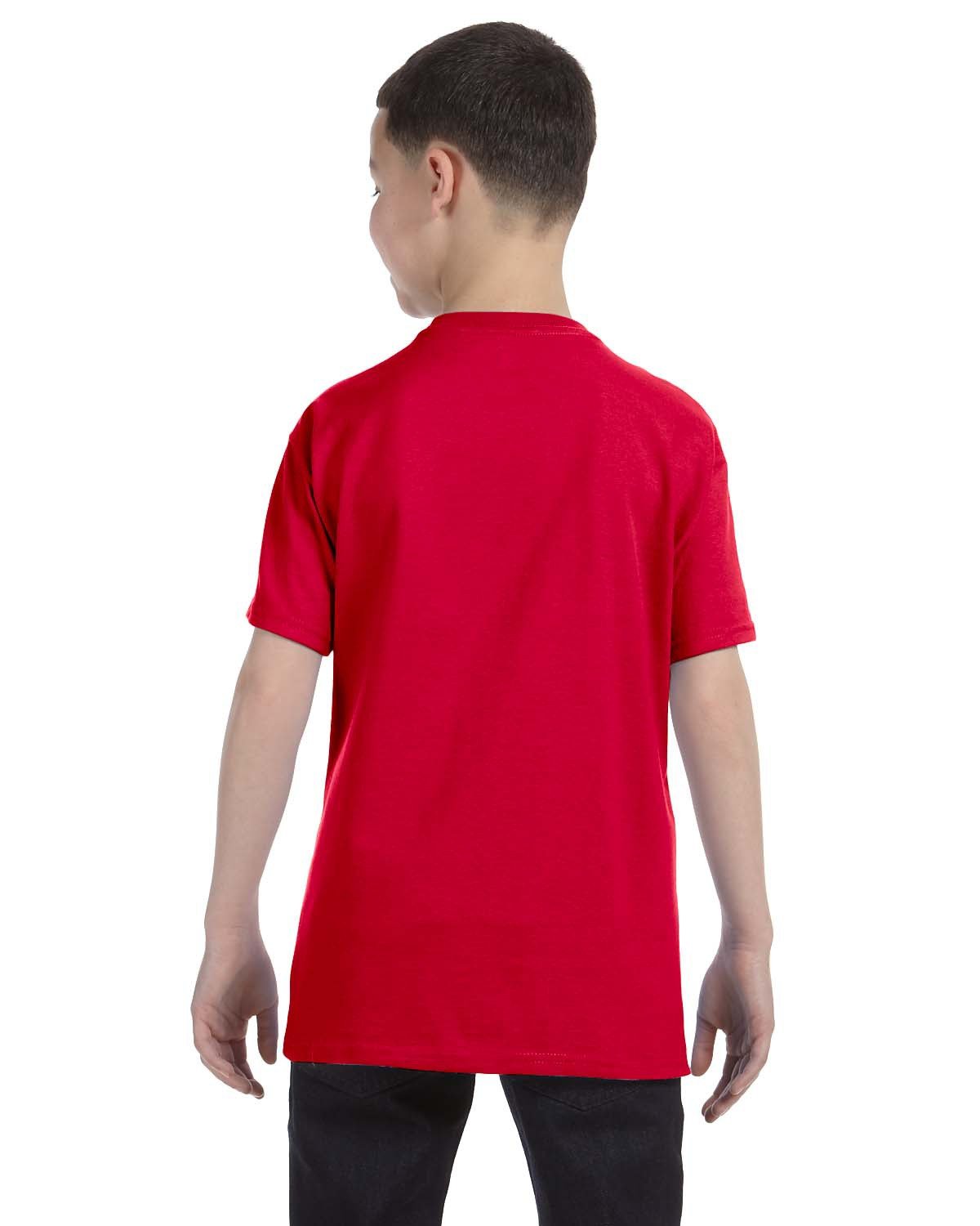 Gildan Short Sleeve Crew T-Shirt, 1 Each, Boy's, Size: Large, Black